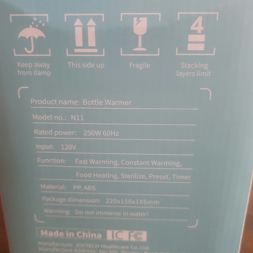 Baby bottle warmer and sterilizer